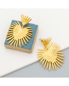 Boucles d'oreilles PALMASOL dorées