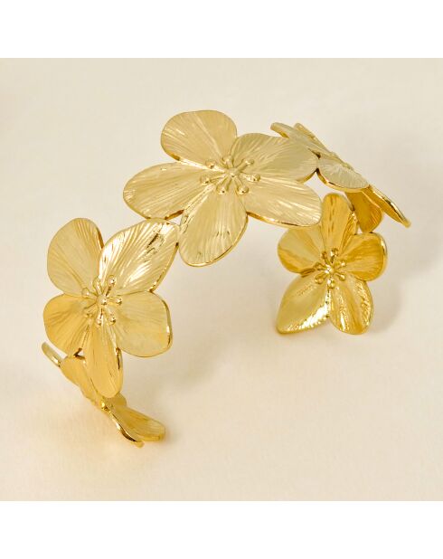 Bracelet FLOREL STEEL doré