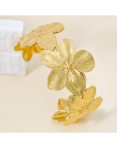 Bracelet FLOREL STEEL doré