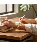 Bracelet FLOREL STEEL doré