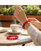 SOL DE LA CHIQUITA STALEN armband bordeaux