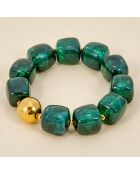 Bracelet CALONE STEEL vert