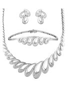 Parure FILOSA blanche