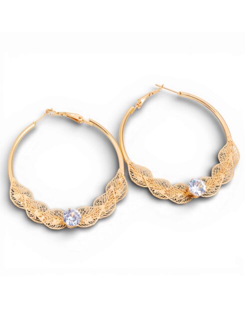 Pendientes AROLENA CRYSTAL blancos