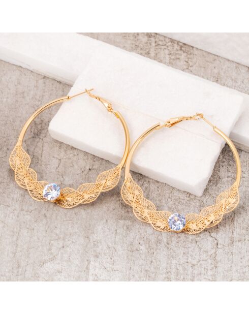 Pendientes AROLENA CRYSTAL blancos