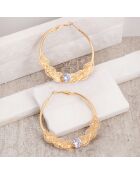 Orecchini bianchi AROLENA CRYSTAL