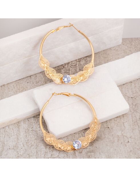 Pendientes AROLENA CRYSTAL blancos