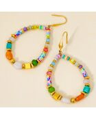 Veelkleurige oorbellen van PIEDAL STEEL