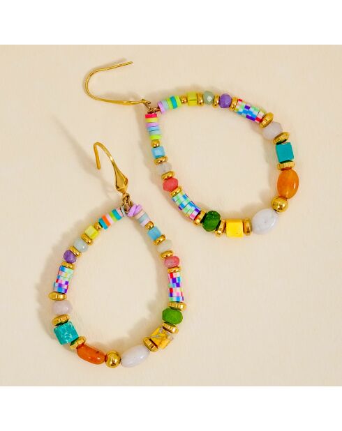 Mehrfarbige PIEDAL STEEL Ohrringe