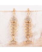 Pendientes White FISH