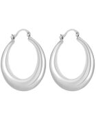 Boucles d'oreilles EOBOL argentées