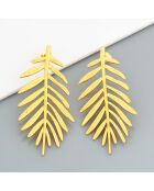 PALMOJAS STEEL Goldohrringe