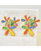 MULTICOLOR FLOWER OF LOVE Ohrringe