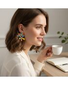 MULTICOLOR FLOWER OF LOVE Ohrringe