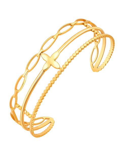Pulsera dorada FLOGARME STEEL