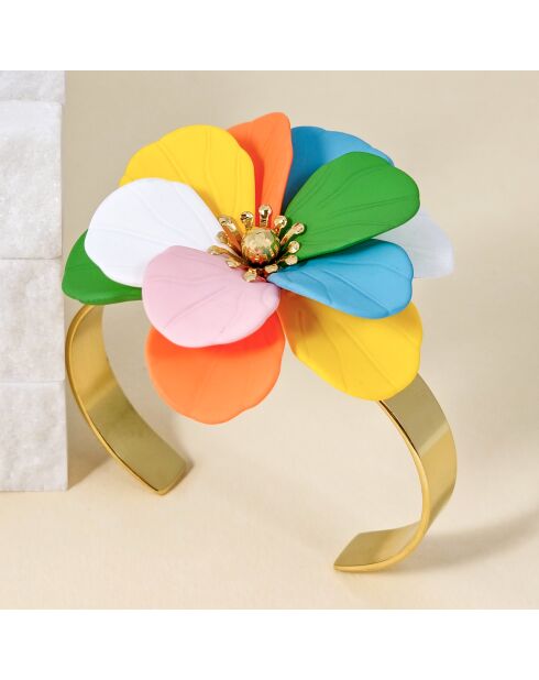 Veelkleurige RAINBOW FLOR armband