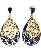 Boucles d'oreilles GARANDIA noires