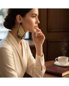 Boucles d'oreilles GARANDIA noires