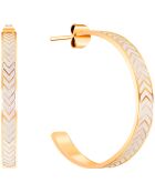 Pendientes LIAM blancos