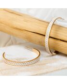 Pendientes LIAM blancos