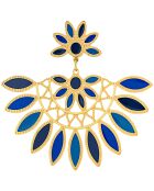 Pendientes VENISIA STEEL azul medianoche