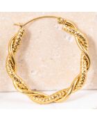 REINA gouden oorbellen