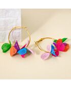 MULTICOLOR FLOWERING BOUQUET Ohrringe