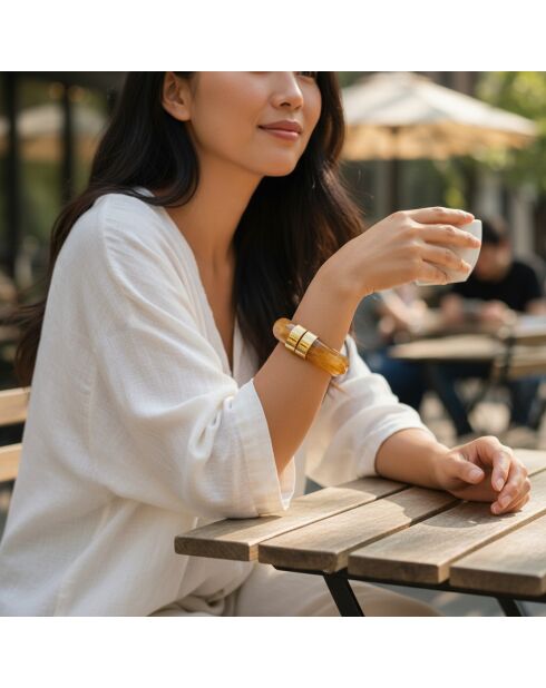 Bracelet PIEDRAL STEEL beige