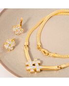 Parure CROSELLA blanche