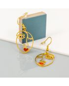 Pendientes rojos PARISINOS