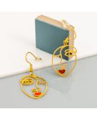 Pendientes rojos PARISINOS