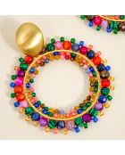 Boucles d'oreilles STONES RIVER VALLEY multicolores