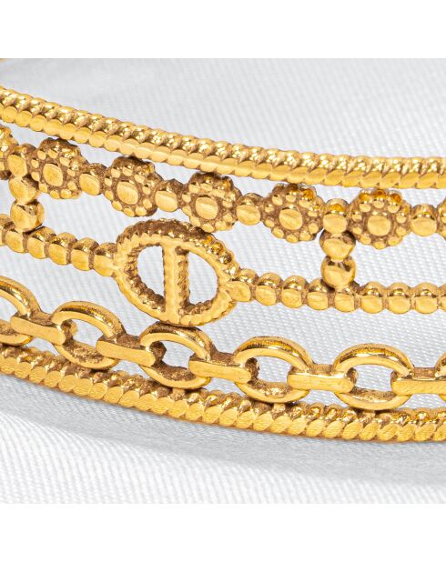 Bracelet CHAINELLA STEEL doré