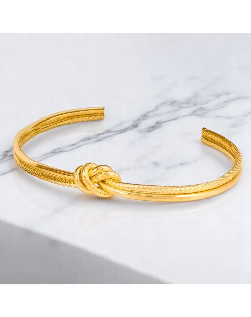Bracelet ROPE STEEL doré