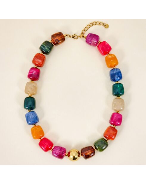 Collier CALONE STEEL multicolore