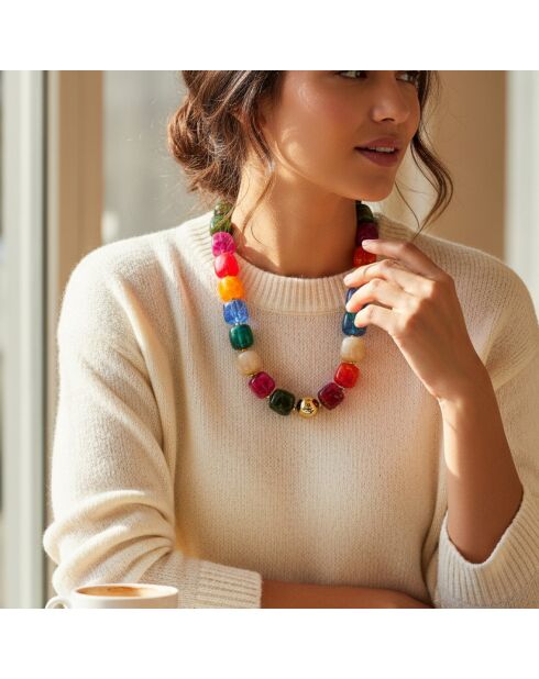 Collier CALONE STEEL multicolore