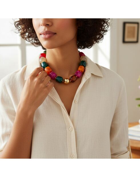 Collier CALONE STEEL multicolore