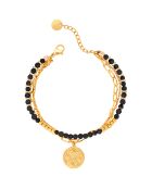 Bracelet GALAXIS CRYSTAL STEEL noir