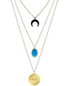 SOL Y MAR STEEL halsketting turkoois