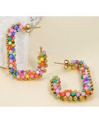 VEELKLEURIGE ITALIAANSE VALLEY-oorbellen