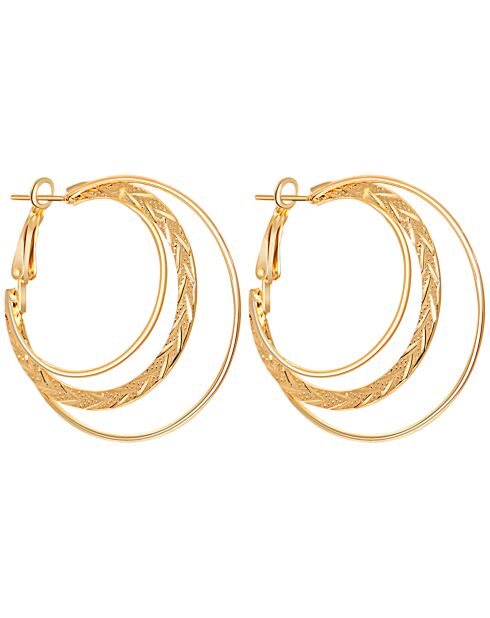 Pendientes dorados ARROWA