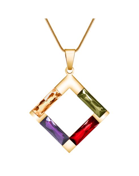 Collier ROCADA STEEL multicolore