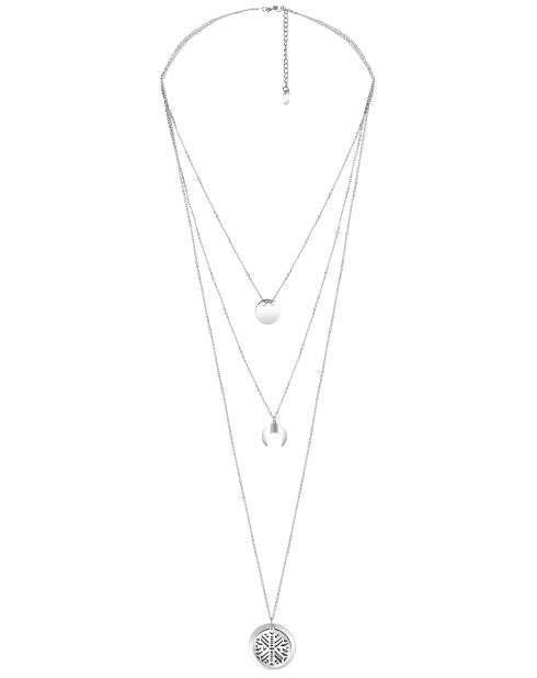 EL MUNDO STEEL zilveren halsketting