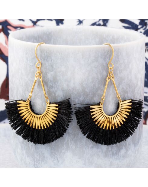 CORDOBA schwarze Ohrringe