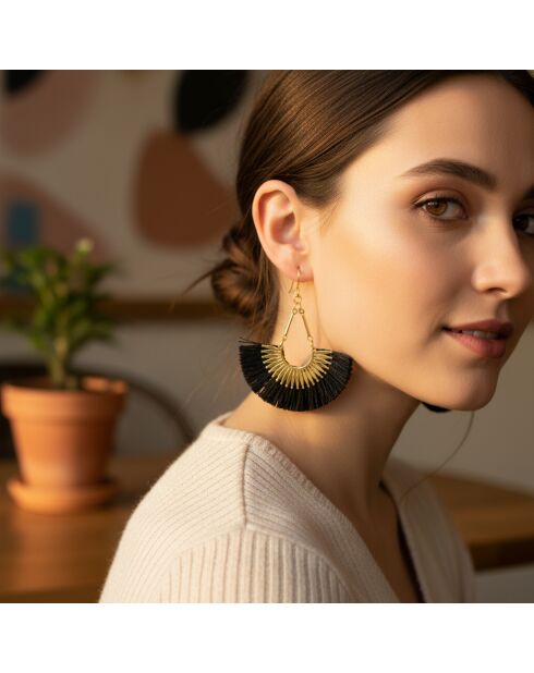 CORDOBA schwarze Ohrringe