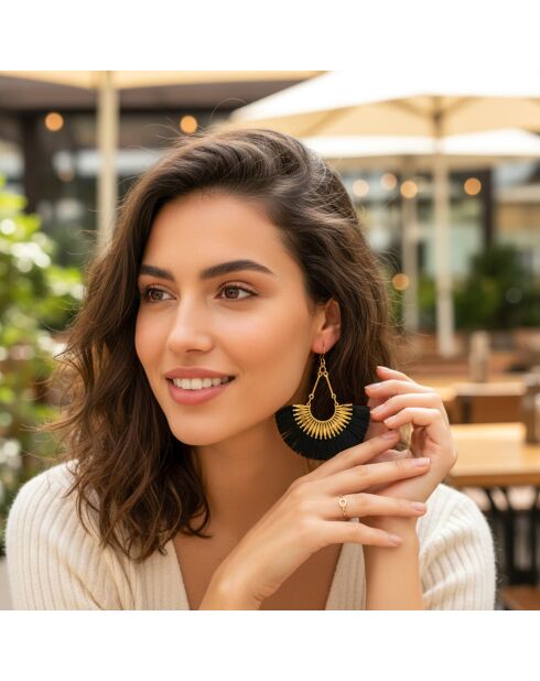 CORDOBA schwarze Ohrringe