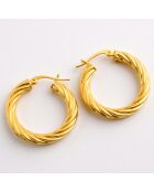 OMBELINE gouden oorbellen