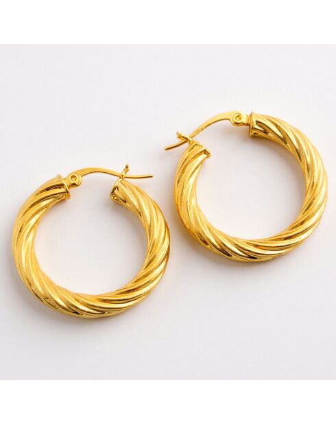 OMBELINE gouden oorbellen