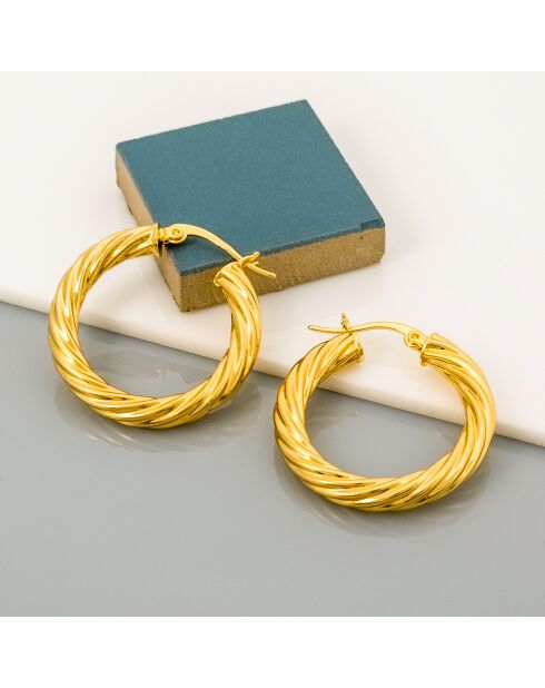 OMBELINE gouden oorbellen