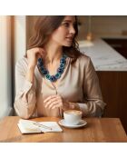 MERMAID blauwe ketting